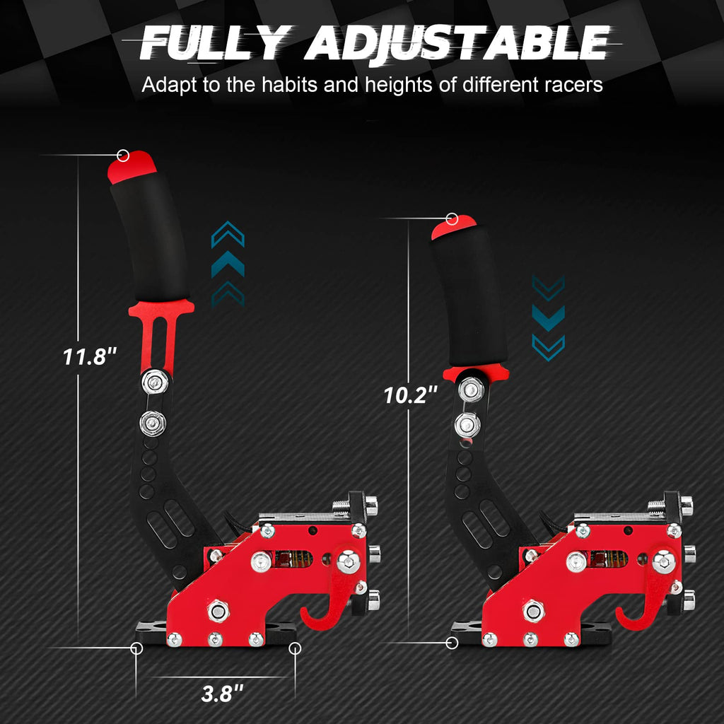 aikeec USB Handbrake for PS4 PS5: Compatible with Logitech G27 G29- PC Handbrake Compatible for G27 G29 G920 Thrusmsater T300 T500 Sim Racing Handbrake - Flex Gamingproduct_type