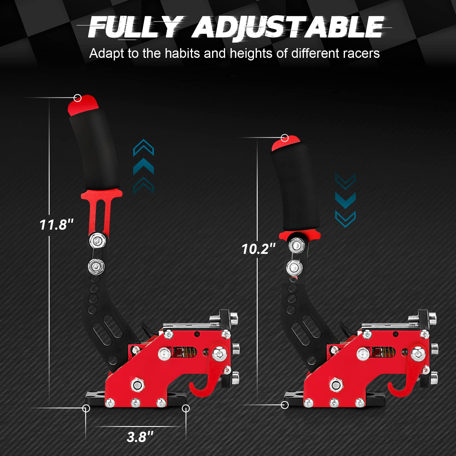 aikeec USB Handbrake for PS4 PS5: Compatible with Logitech G27 G29- PC Handbrake Compatible for G27 G29 G920 Thrusmsater T300 T500 Sim Racing Handbrake - Flex Gamingproduct_type