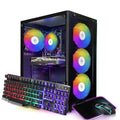 STGAubron Gaming PC Computer Desktop, GeForce GTX 1660 Ti 6G, Intel Core I7 up to 3.9GHz, 16G RAM, 512G SSD, WiFi 6, BT 5.0, RGB Fan x 4, Windows 11 Home,White - Flex Gamingproduct_type