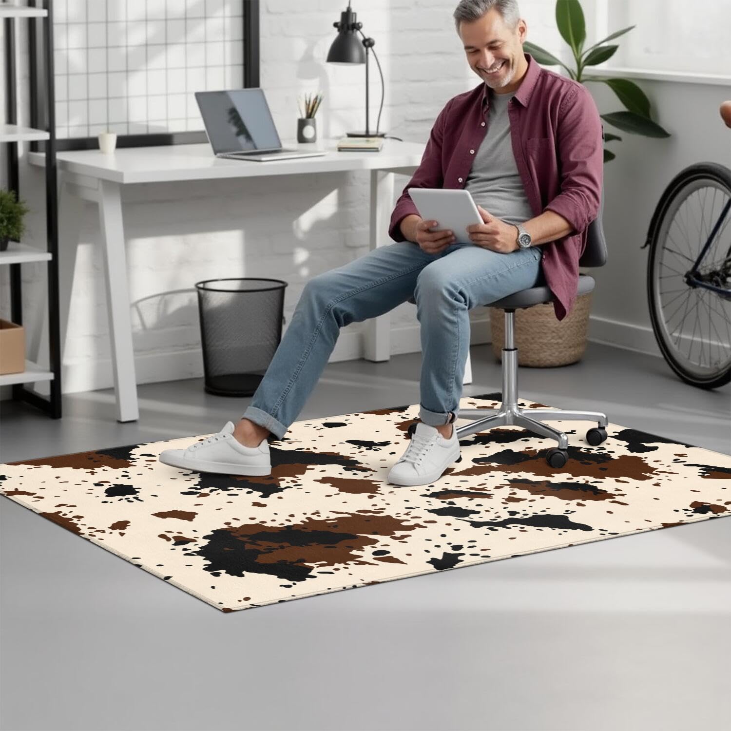 Gaming Chair Mat for Carpet Hardwood Tile Floor,36"x48" Gamer Rugs for Game Room, Under Desk Non Slip Gamer Rug,Low-Pile Game Room Rug,Rubber Backing Large Gaming Chair Floor Mat,Green Honeycomb - Flex Gamingproduct_type