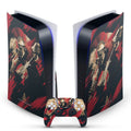 Alexios with Spear Odyssey Artwork Matte Vinyl Faceplate Sticker Gaming Skin Case Cover Compatible with Sony Playstation 5 PS5 Disc Edition Console & DualSense Controller - Flex Gamingproduct_type