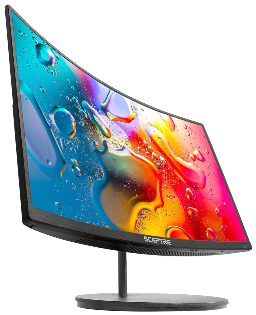 Sceptre Curved 27-inch Prime Monitor up to 100Hz 1080p, HDMI x2, VGA, 99% sRGB, Built-in Speakers, R1500, Machine Black 2025 (C275W-1920RN Series) - Flex Gamingproduct_type