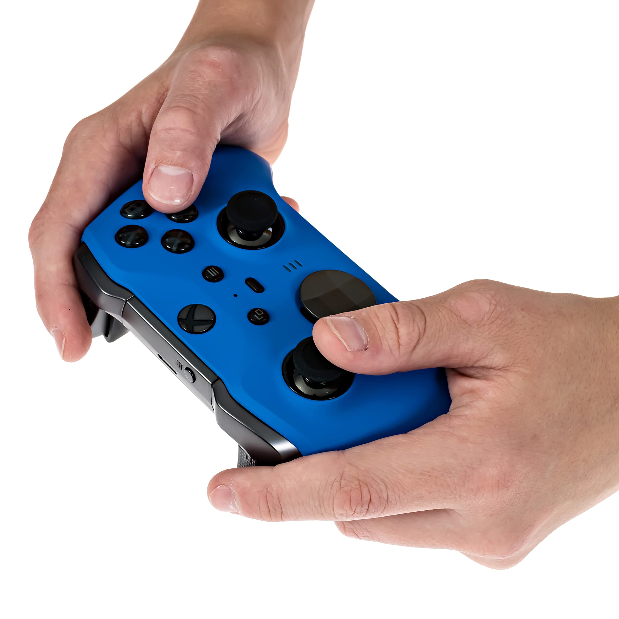 Xbox Elite Series 2 Custom Soft Touch Controller - Soft Touch Feel, Added Grip, Cool Blue Color - Compatible with Xbox One, Series X, Series S - Flex Gamingproduct_type