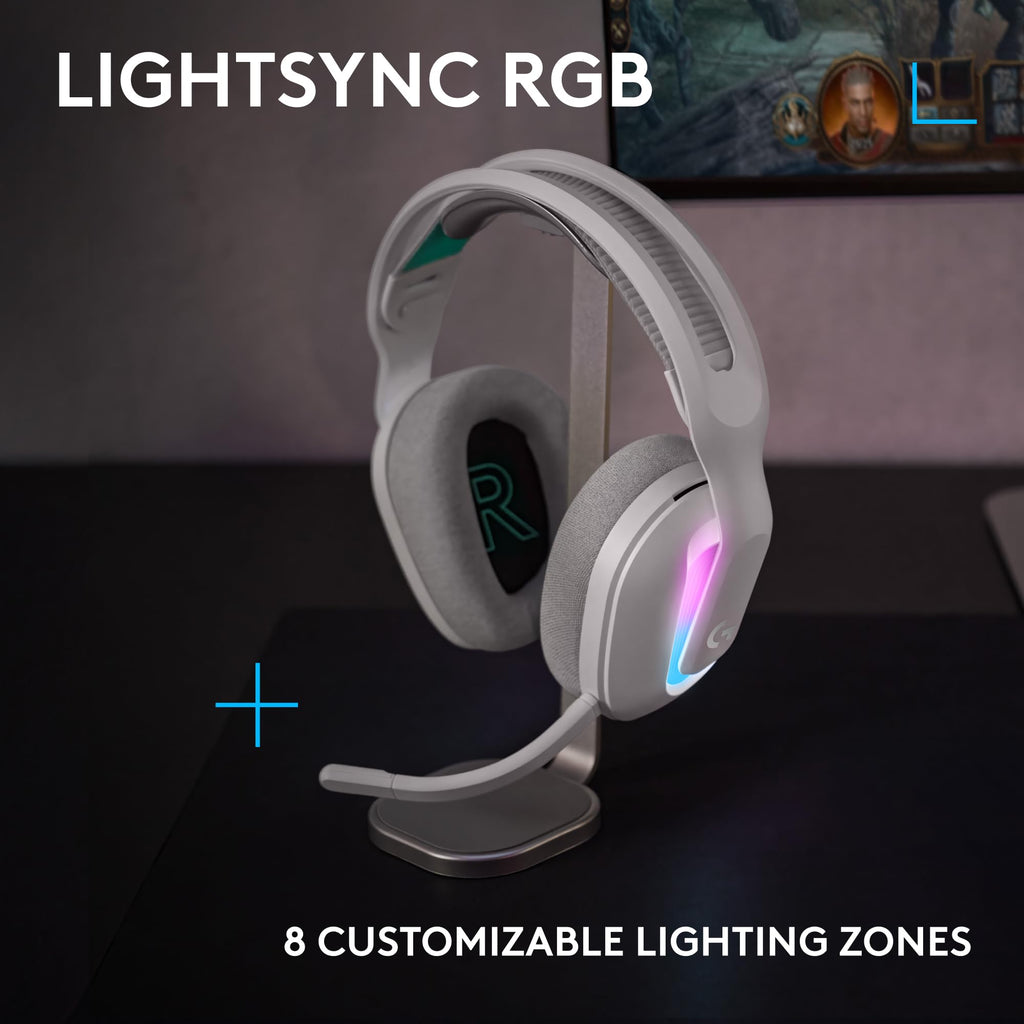 Logitech G522 Lightspeed Wireless Gaming Headset, Full-Band Mic, Advanced Audio, Tri-Connect (Lightspeed, Bluetooth, USB A to C), LIGHTSYNC RGB, for PC & Nintendo Switch/Switch 2 – Black - Flex Gamingproduct_type