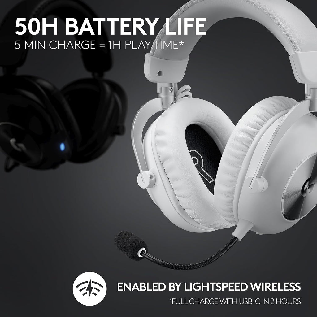 Logitech G Pro X 2 Lightspeed Wireless Gaming Headset, Black