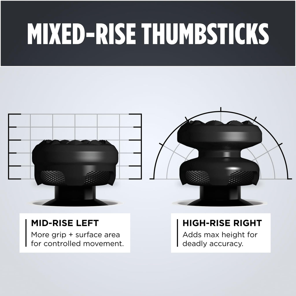 KontrolFreek FPS Freek Galaxy Black for Xbox One and Xbox Series X Controller | 2 Performance Thumbsticks | 1 High-Rise, 1 Mid-Rise | Black (Limited Edition) - Flex Gamingproduct_type