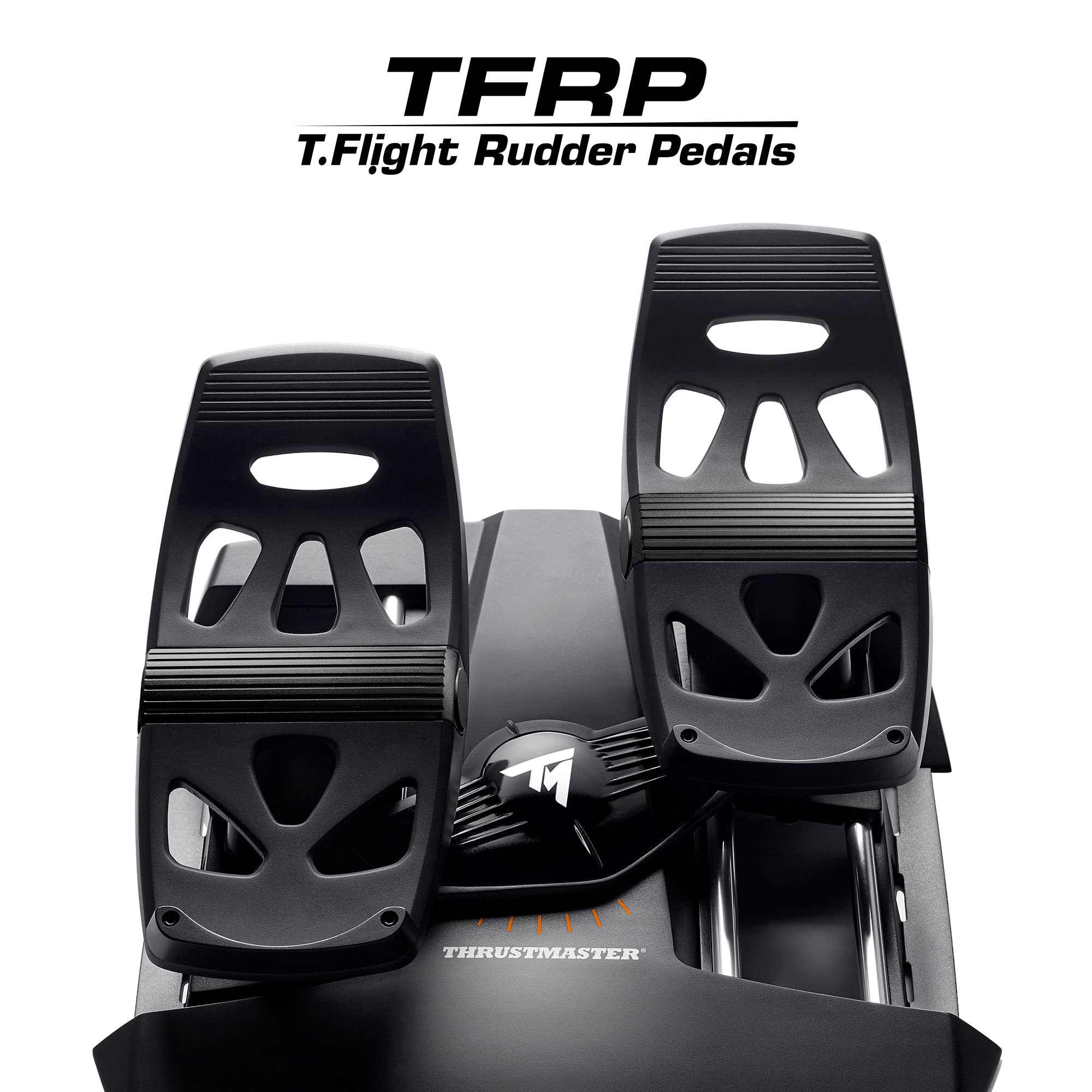 Thrustmaster T-Flight Full Kit HOTAS with Rudder Pedals - XBOX & PC | Hall-Effect joystick, 5 axes, 14 mappable buttons, detachable throttle, hat switch, adjustable resistance, for flight sims - Flex Gamingproduct_type