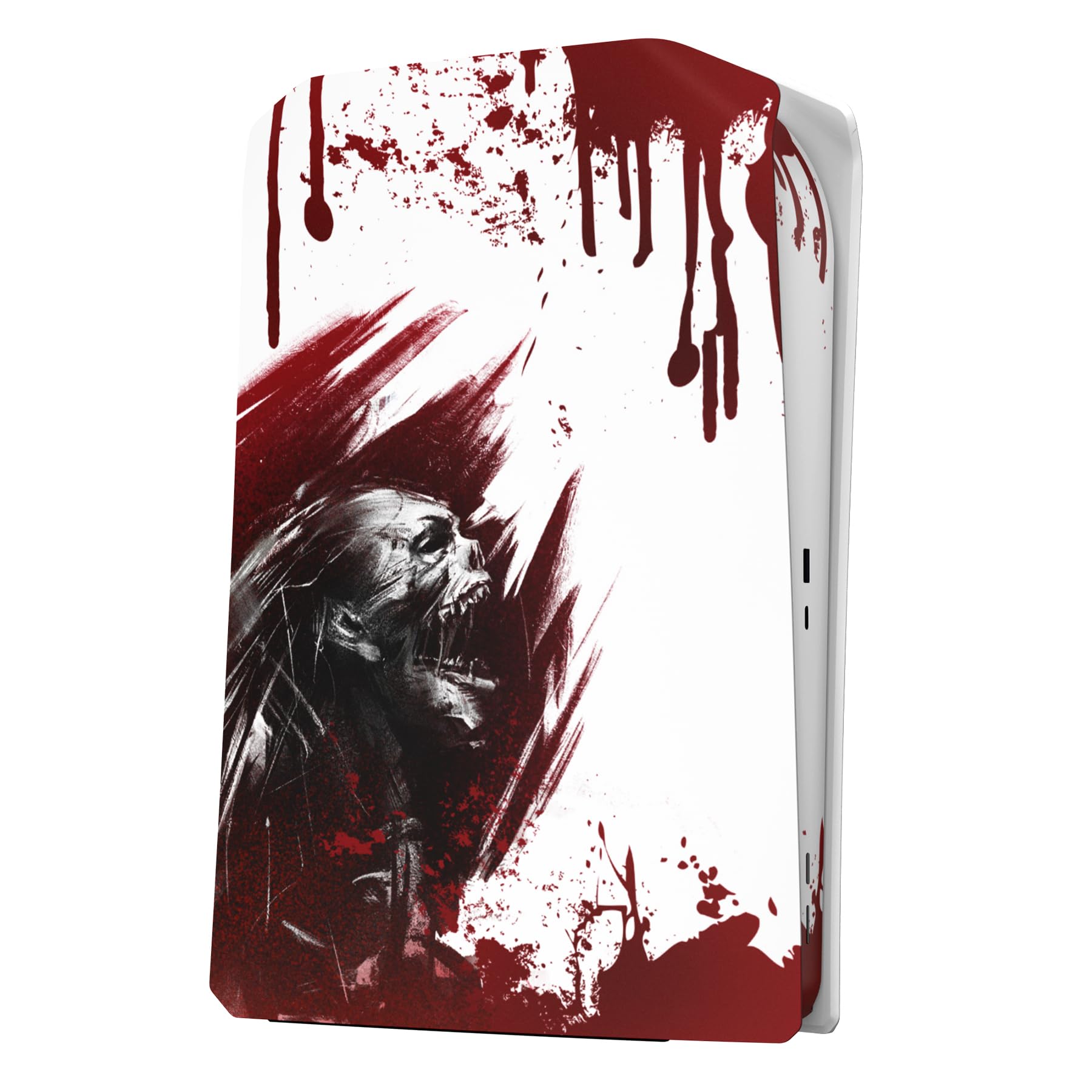 eXtremeRate eXcover The Great Wave Top Bottom Cover Compatible with ps5 Console Disc Edition, Replacement Faceplate Backplate Shell Skin Compatible with ps5 Disc Version Console - Flex Gamingproduct_type