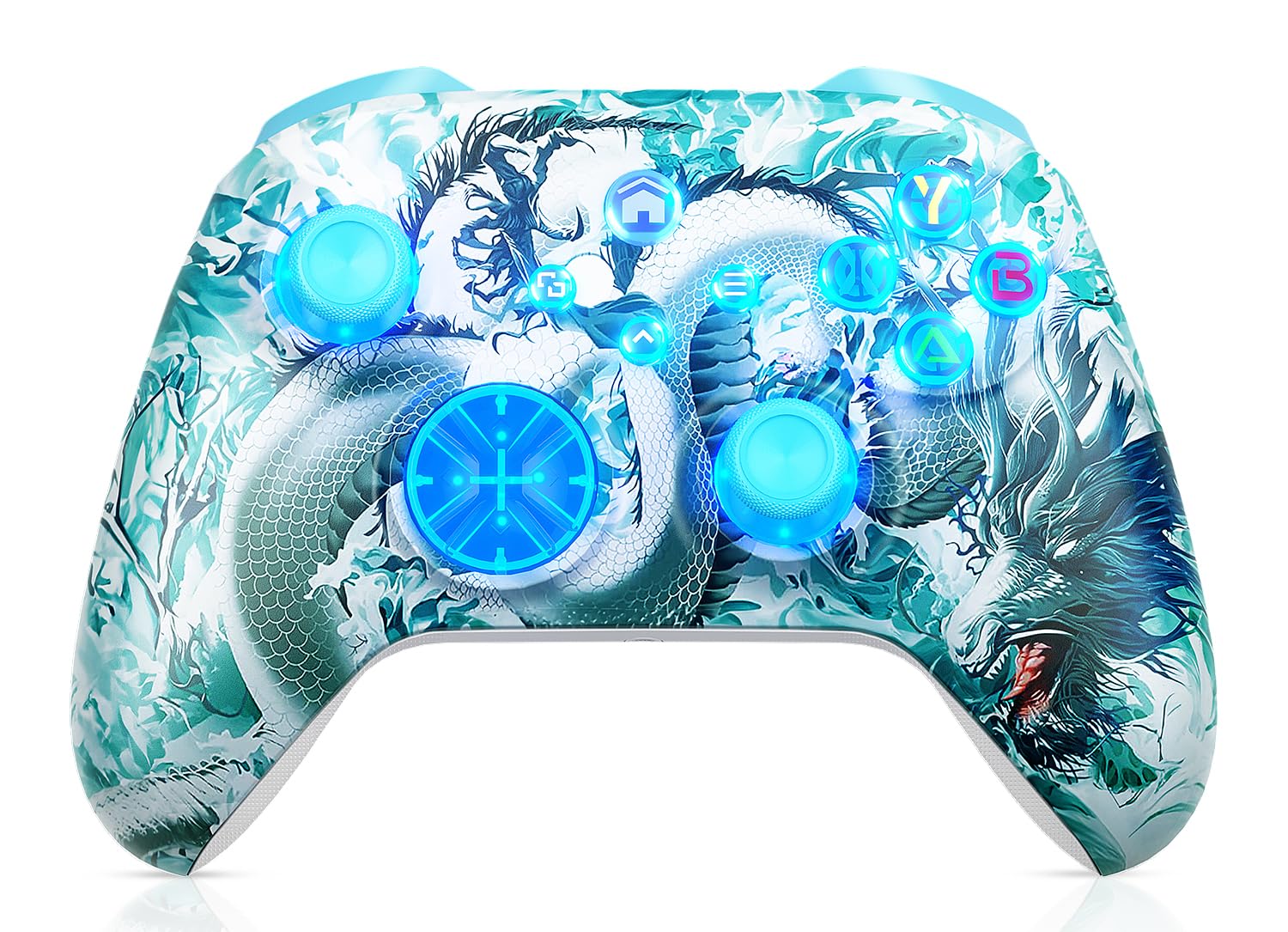 Gamrombo Wireless Gaming Controller Replacement for Xbox One, Xbox Series X|S, Xbox One S|X Controller with Hall Triggers, Hall Joysticks, Adjust RGB Light, Marco, Turbo, Audio Jack - Flex Gamingproduct_type