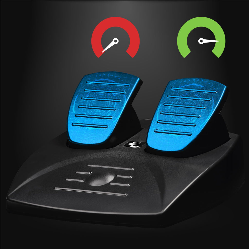 SUBSONIC - Superdrive SV250 Racing Wheel Switch 2/Switch PS4 PC Xbox Series | Steering Wheel with Pedals and Paddles - Vibration - 3 Sensitivity Modes - Diameter 22 cm, Rotation 180° - Flex Gamingproduct_type