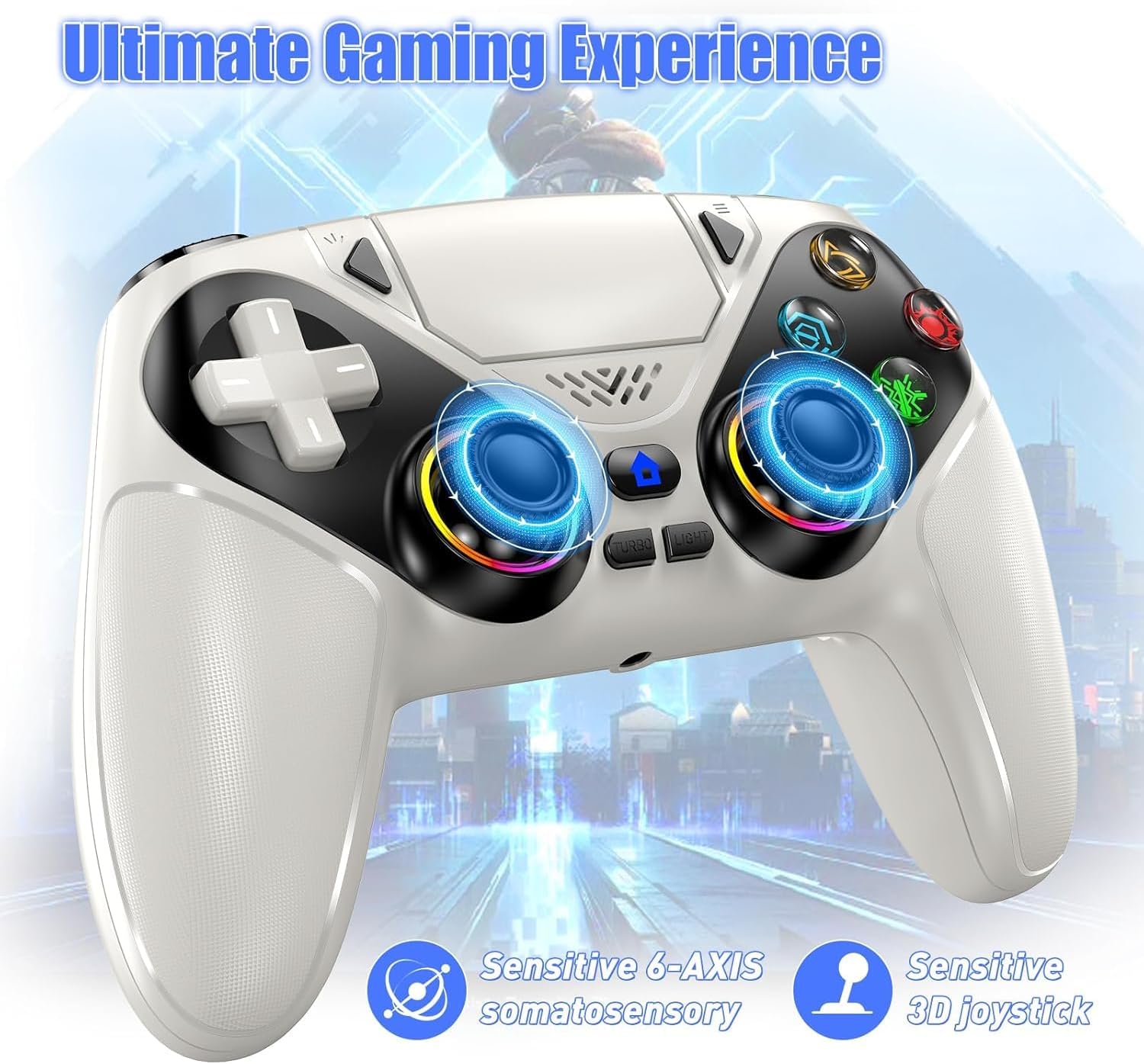 Unlock Gaming Fun with the Gamrombo LED Wireless Controller – Available in 6 Colors! - Flex Gamingproduct_type