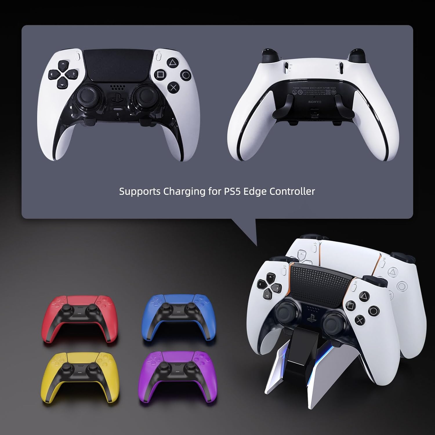 Effortless Gaming with the PS5 Controller Charging Station – Fast Dual Charging Station for Your DualSense Controllers - Flex Gamingproduct_type