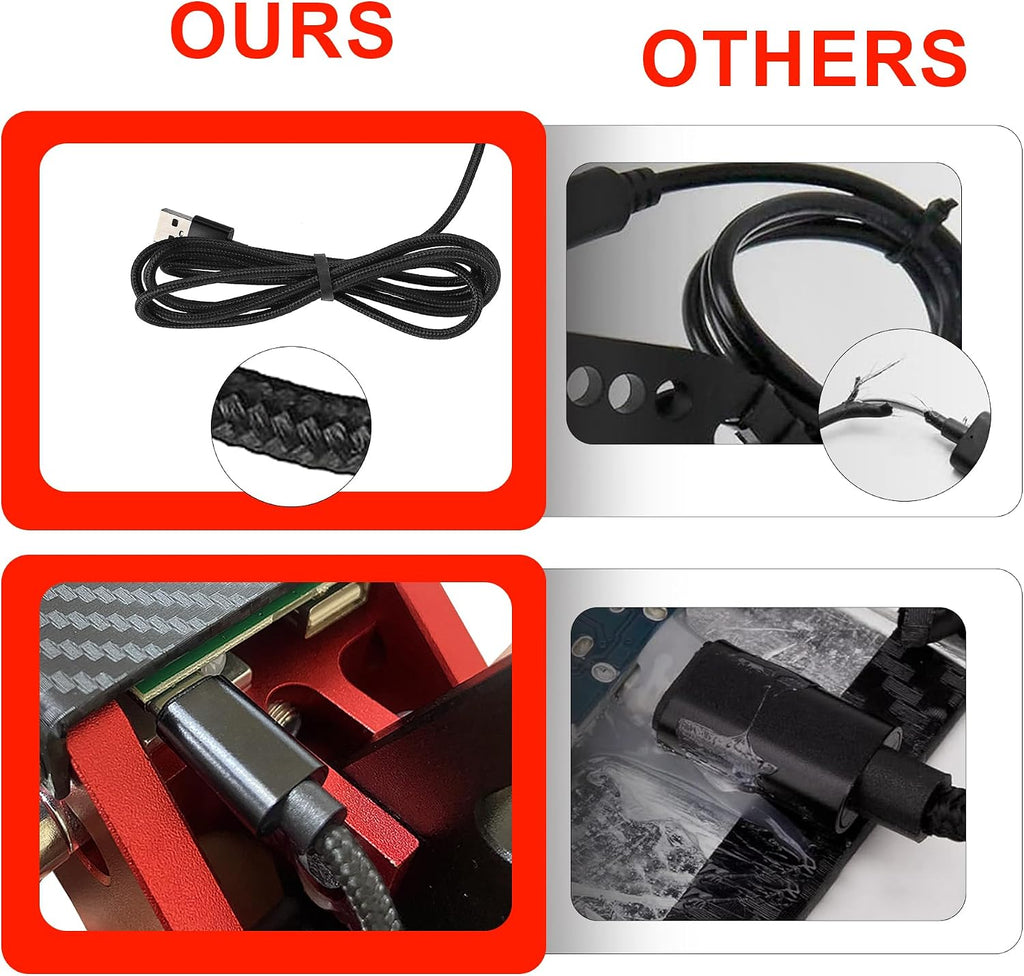 Upgrade 2-in-1 64 Bit USB Handbrake for G920 Compatible with Xbox/Xbox series S/Xbox series X + PC System for Simulated Racing Games with Non-Contact Plus Hall Sensor(Black+Red) - Flex Gamingproduct_type