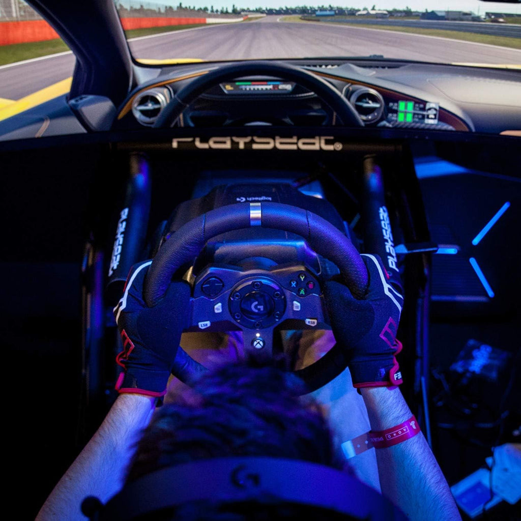 Logitech G29 Driving Force Racing Wheel and Floor Pedals, Real Force Feedback, Stainless Steel Paddle Shifters, Leather Steering Wheel Cover for PS5, PS4, PC, Mac - Flex Gamingproduct_type