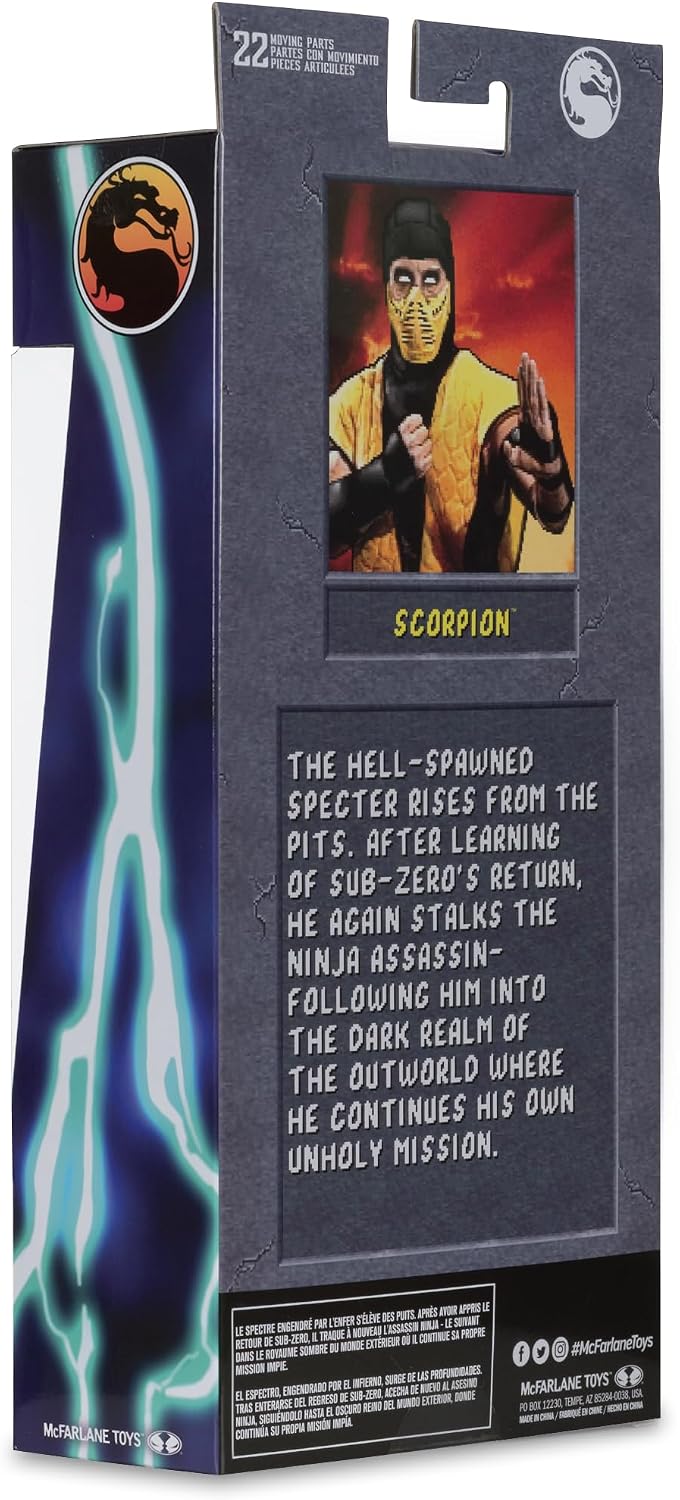McFarlane Toys- Mortal Kombat Klassic Scorpion 7in Action Figure - Flex Gamingproduct_type