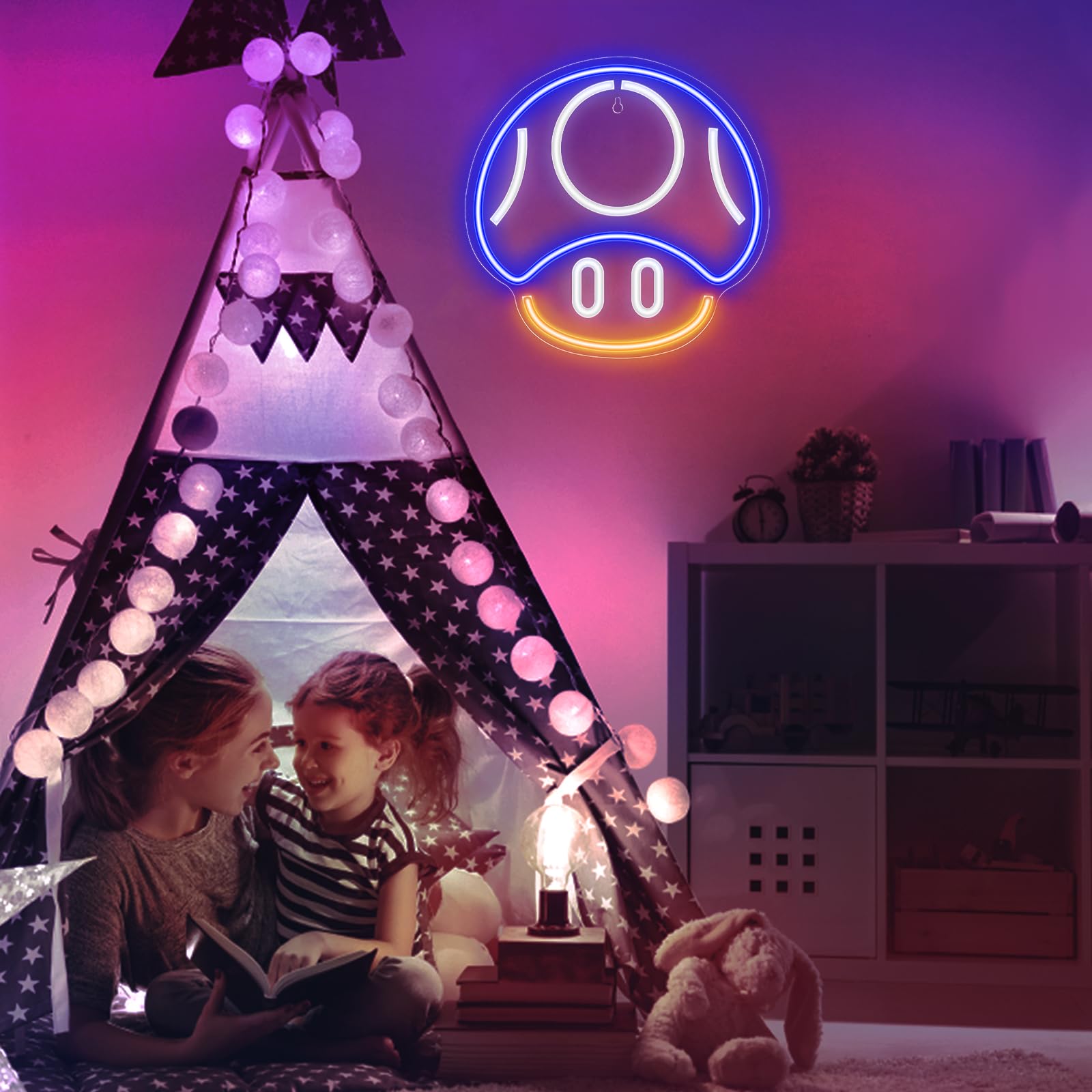 Kavaas Gamer Neon Sign, UV Printed Gaming Neon Sign for Gamer Room Decor - LED Video Game Neon Lights for Bedroom Boys, Gaming Wall decor - Best Gamer Gifts for Teenage Boys, Christmas - Flex Gamingproduct_type