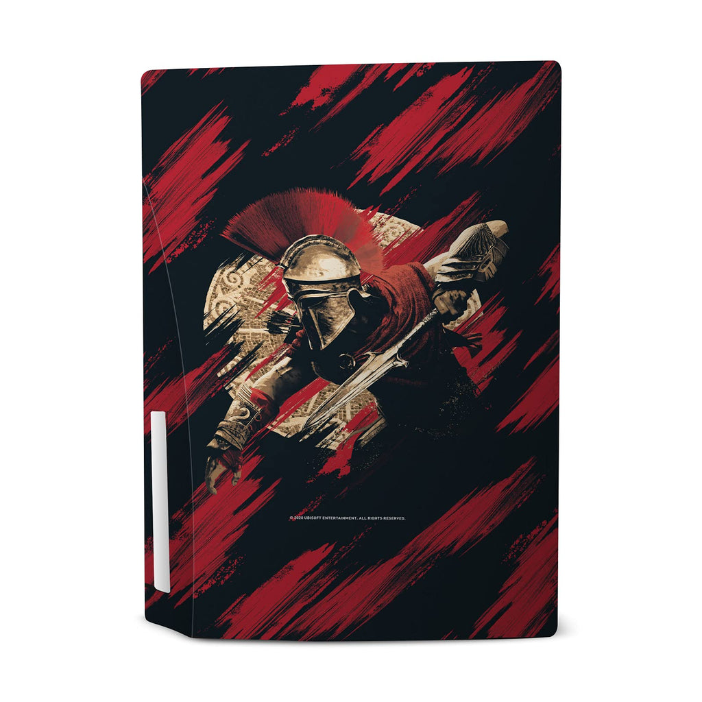 Alexios with Spear Odyssey Artwork Matte Vinyl Faceplate Sticker Gaming Skin Case Cover Compatible with Sony Playstation 5 PS5 Disc Edition Console & DualSense Controller - Flex Gamingproduct_type