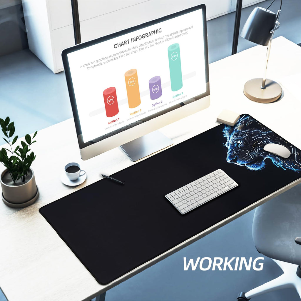 XXL Professional Large Mouse Pad & Computer Game Mouse Mat (35.4x15.7x0.1IN, Map) (90 * 40 Map) - Flex Gamingproduct_type