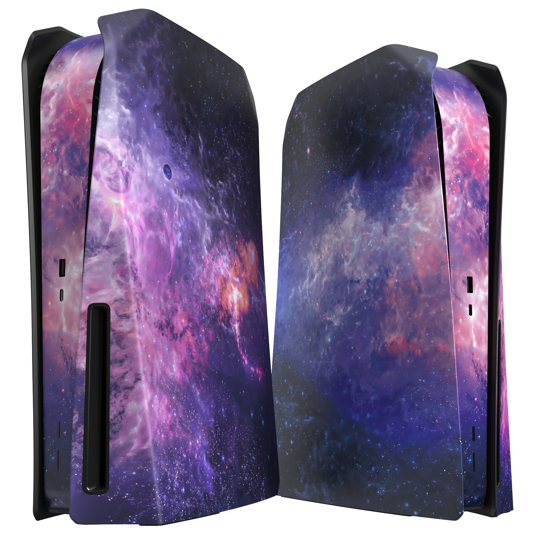 eXtremeRate eXcover The Great Wave Top Bottom Cover Compatible with ps5 Console Disc Edition, Replacement Faceplate Backplate Shell Skin Compatible with ps5 Disc Version Console - Flex Gamingproduct_type