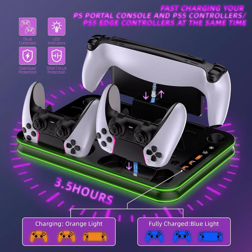 Elevate Your Gameplay with Our Ultimate PS5 Charger Dock with Cooling Fan - Flex Gamingproduct_type