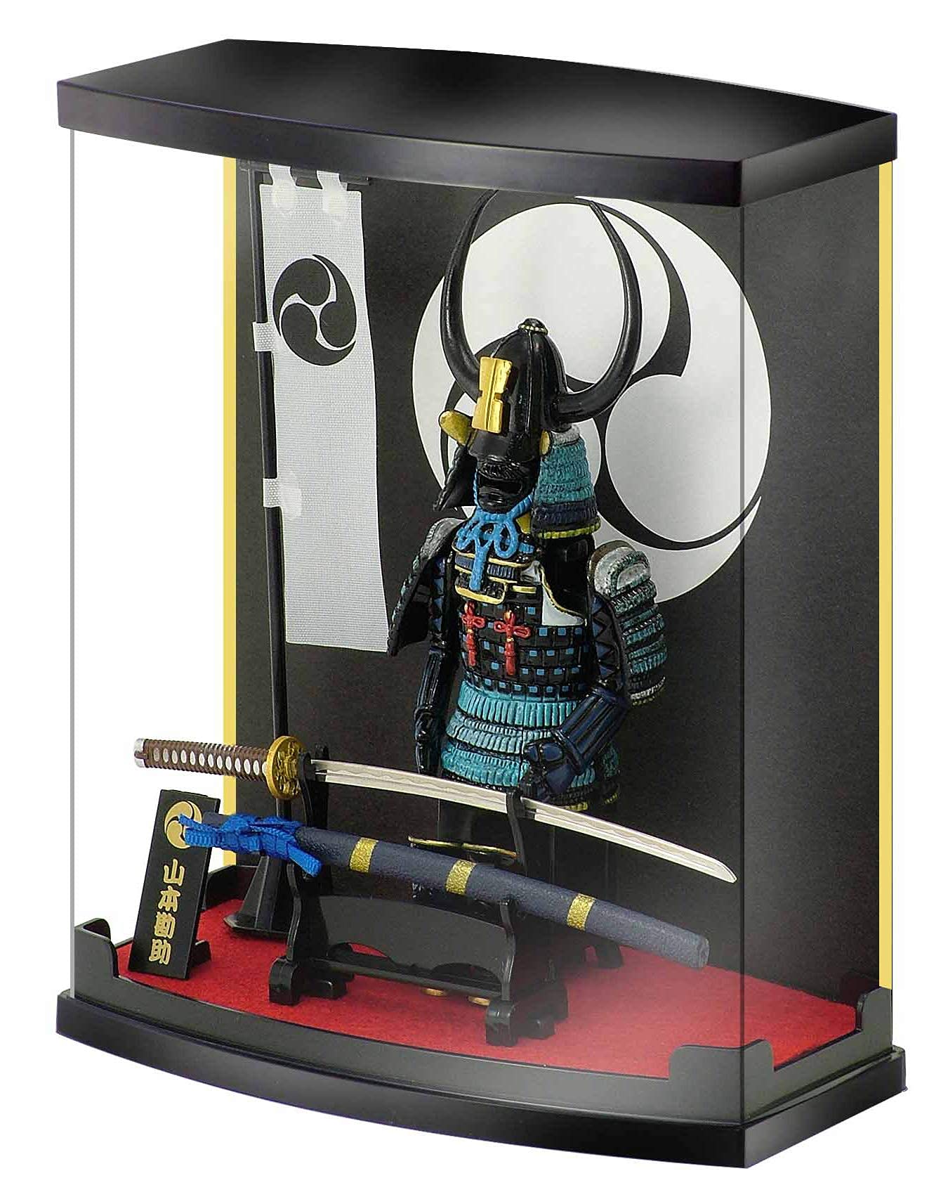 MEISTER JAPAN Samurai Figure Yamamoto Kansuke 8.3" w/Katana & Case | 1:10 scale armor honoring the Takeda strategist, with stand, flag & kakedai stand; dust-proof, gift for history fans - Flex Gamingproduct_type