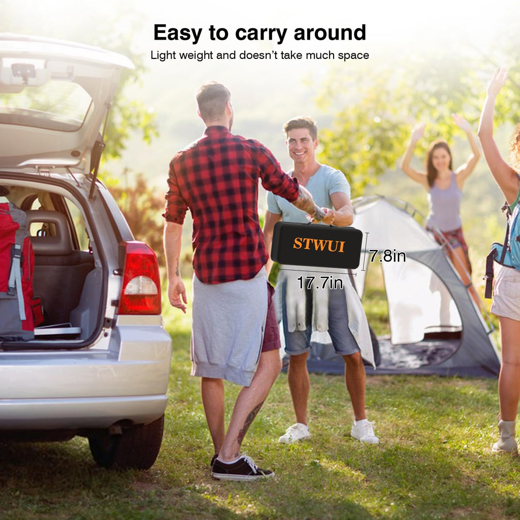 STWUI Outdoor-Projector-Screen-with-Stand - 120 inch Portable Projector Screen Indoor Outdoor Projector Screens 16:9 4K HD Lightweight Movie Screen with Carry Bag for Backyard Movie Night - Flex Gamingproduct_type