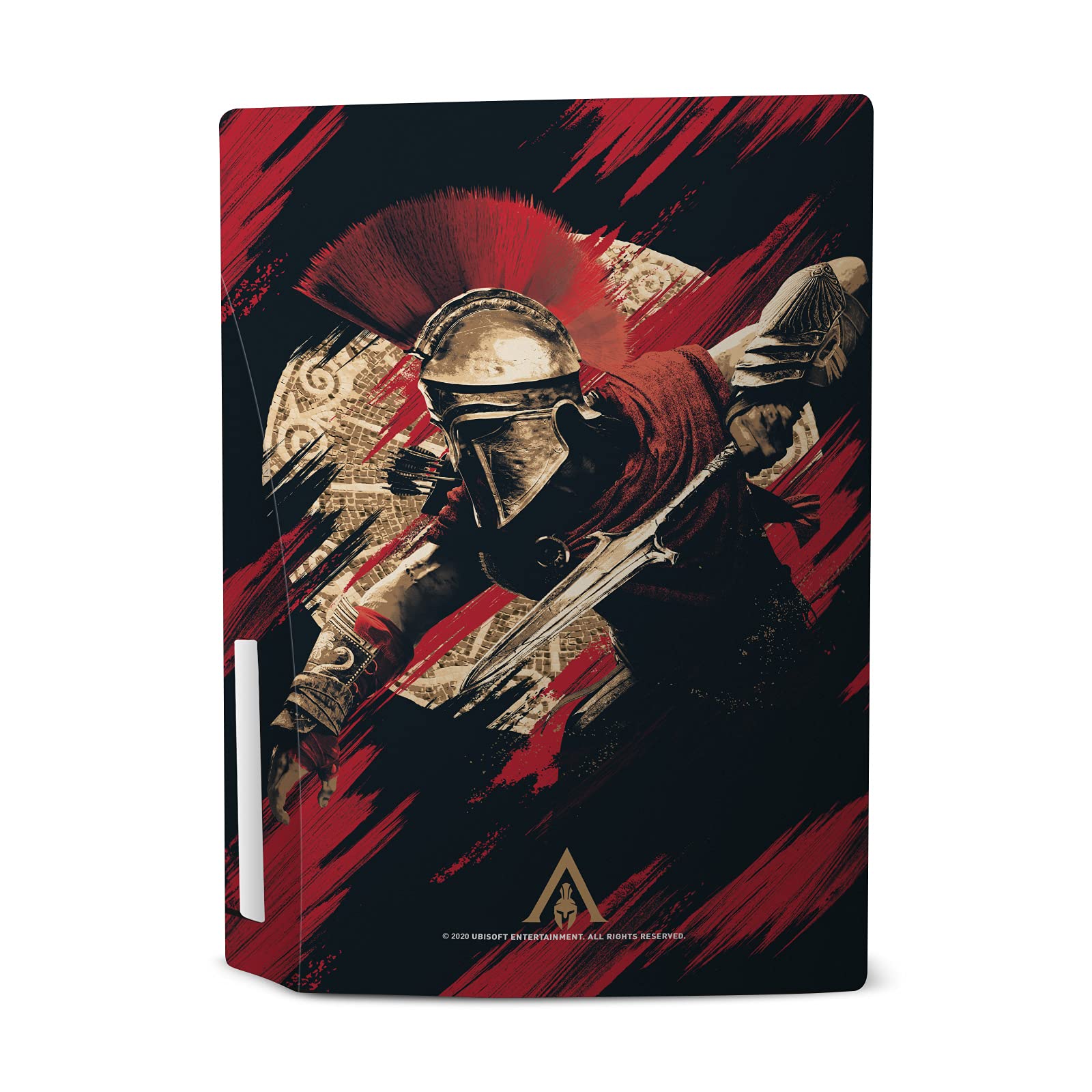 Alexios with Spear Odyssey Artwork Matte Vinyl Faceplate Sticker Gaming Skin Case Cover Compatible with Sony Playstation 5 PS5 Disc Edition Console & DualSense Controller - Flex Gamingproduct_type