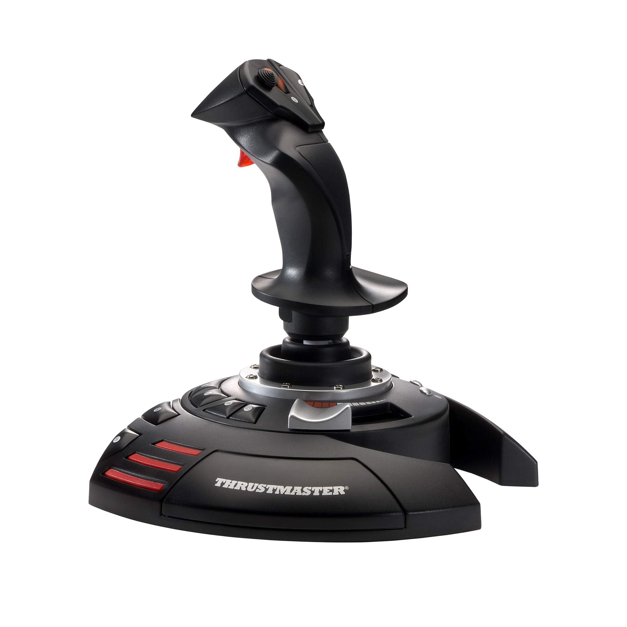 Thrustmaster T-Flight Hotas X USB Flight Sim Stick & Throttle - PC | Detachable design, adjustable resistance, 12 programmable buttons, 5 axes, dual rudder control, preset memory, ergonomic - Flex Gamingproduct_type