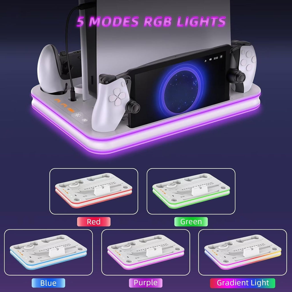 Elevate Your Gameplay with Our Ultimate PS5 Charger Dock with Cooling Fan - Flex Gamingproduct_type