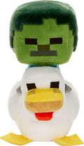 Mattel Minecraft Plush Zombie Chicken Jockey Toy, Collectible Stuffed Animal, 8-inch Soft Doll Inspired by Video Game Character - Flex Gamingproduct_type