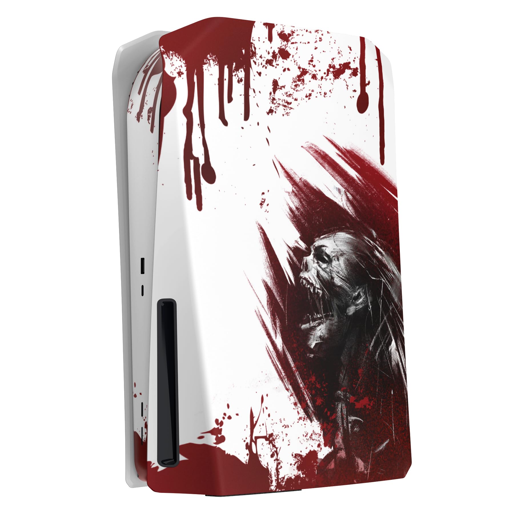eXtremeRate eXcover The Great Wave Top Bottom Cover Compatible with ps5 Console Disc Edition, Replacement Faceplate Backplate Shell Skin Compatible with ps5 Disc Version Console - Flex Gamingproduct_type