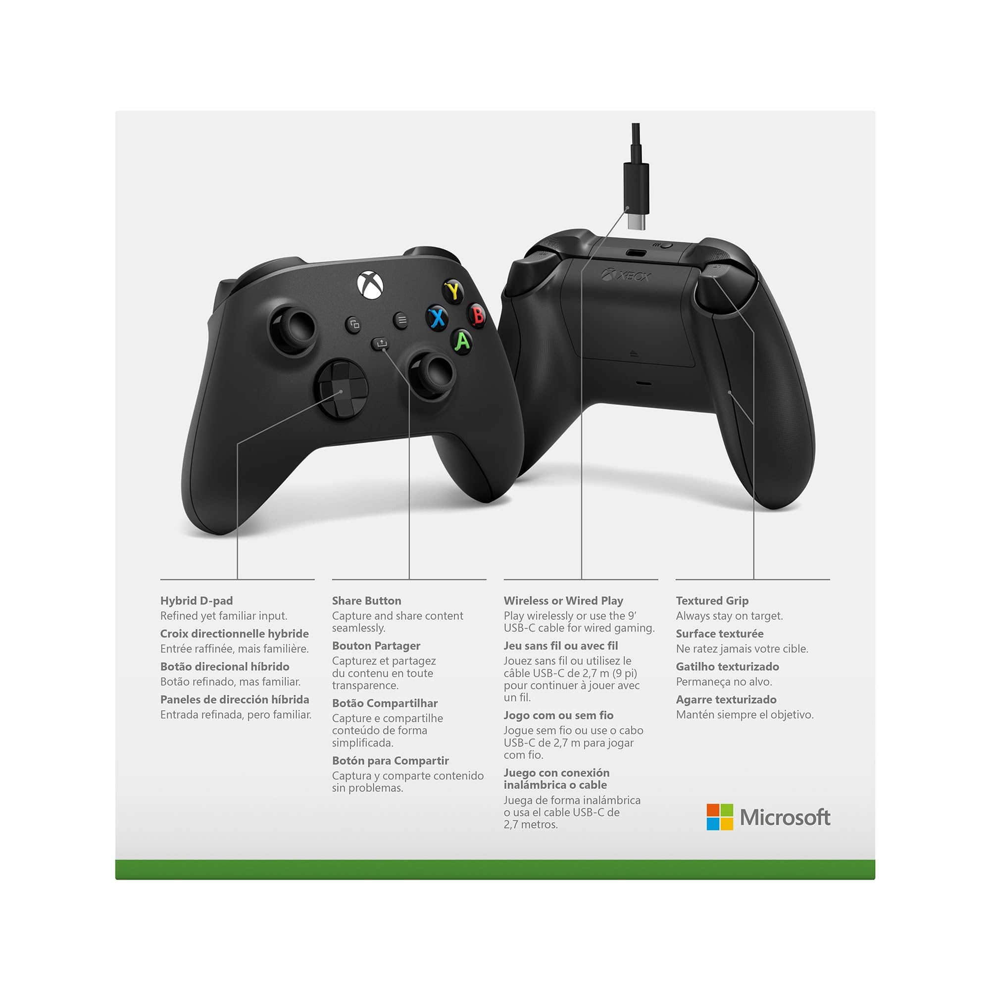 XBOX Wireless Gaming Controller | Pulse Red | Console, PC, & Cloud Devices | Textured Grip | Wireless, Bluetooth, USB-C Connectivity - Flex Gamingproduct_type