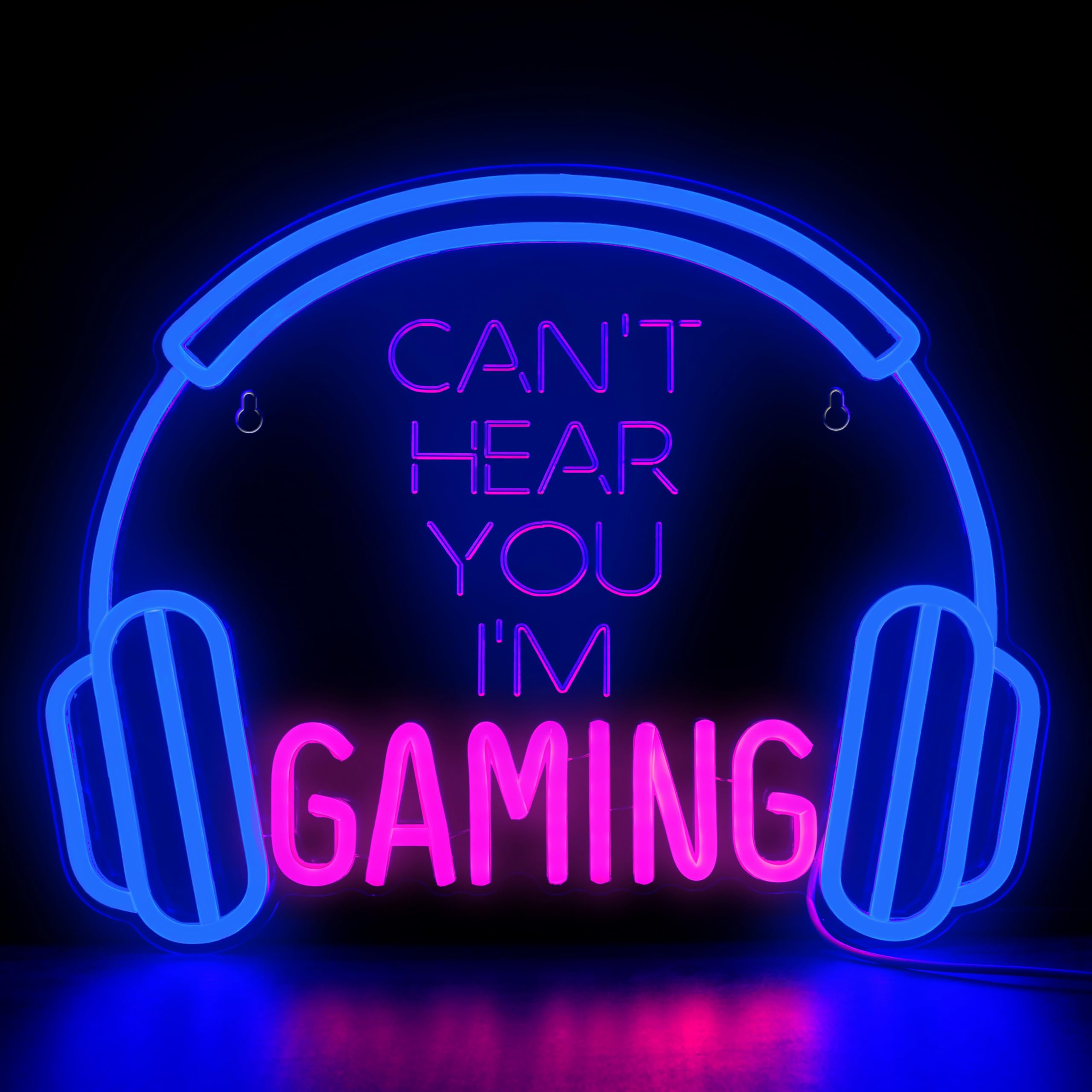 Kavaas Gamer Neon Sign, UV Printed Gaming Neon Sign for Gamer Room Decor - LED Video Game Neon Lights for Bedroom Boys, Gaming Wall decor - Best Gamer Gifts for Teenage Boys, Christmas - Flex Gamingproduct_type