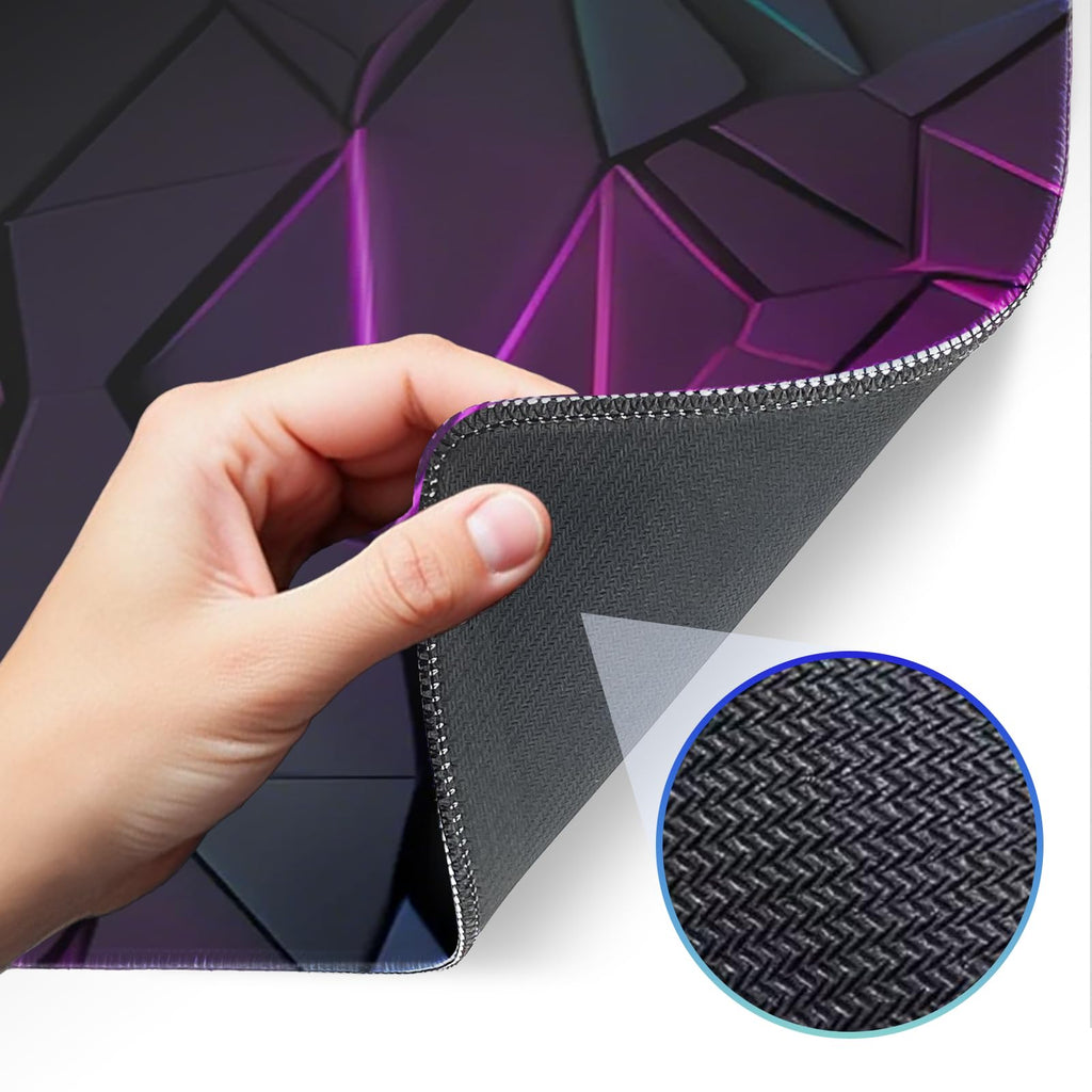 Japanese Dark Red Moon Gaming Mouse Pad, Extended Mouse Pad with Non-Slip Base, Full Keyboard Pad with Stitched Edges, Large Desk Pad for Gaming, Office, Home 31.5 x 11.8 Inch - Flex Gamingproduct_type