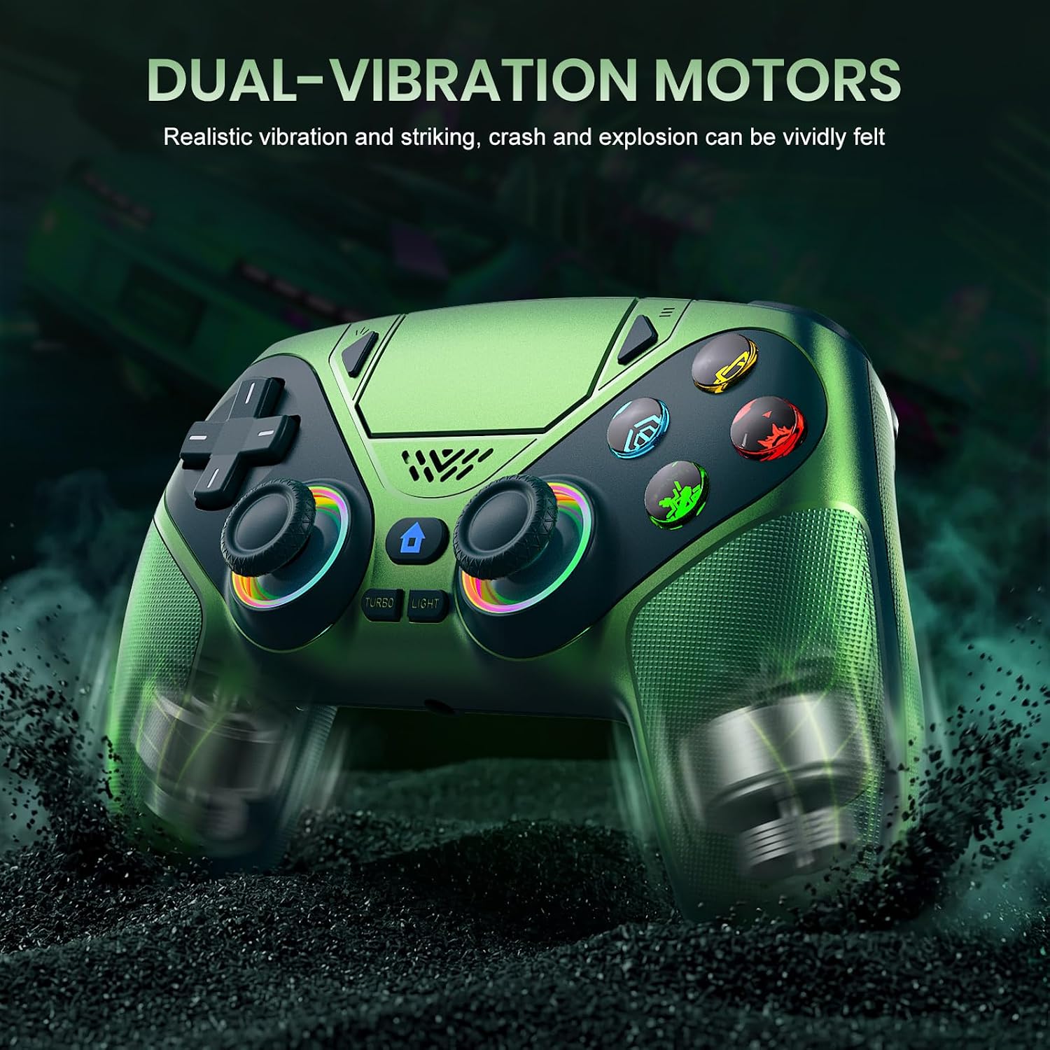 Unlock Gaming Fun with the Gamrombo LED Wireless Controller – Available in 6 Colors! - Flex Gamingproduct_type