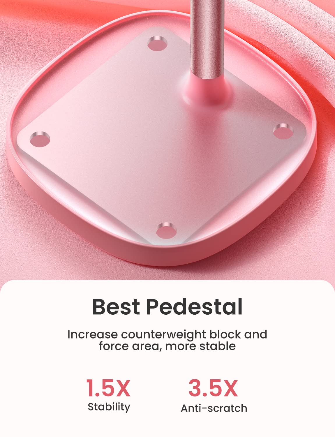 LISEN Cell Phone Stand Phone Holder for Desk Office Decor, Office Desk Accessories Women PC Gaming Essentials iPhone Stand Gadgets Men Gift for Father Fit OtterBox Case Switch iPad Air Tablet 4-10 in - Flex Gamingproduct_type