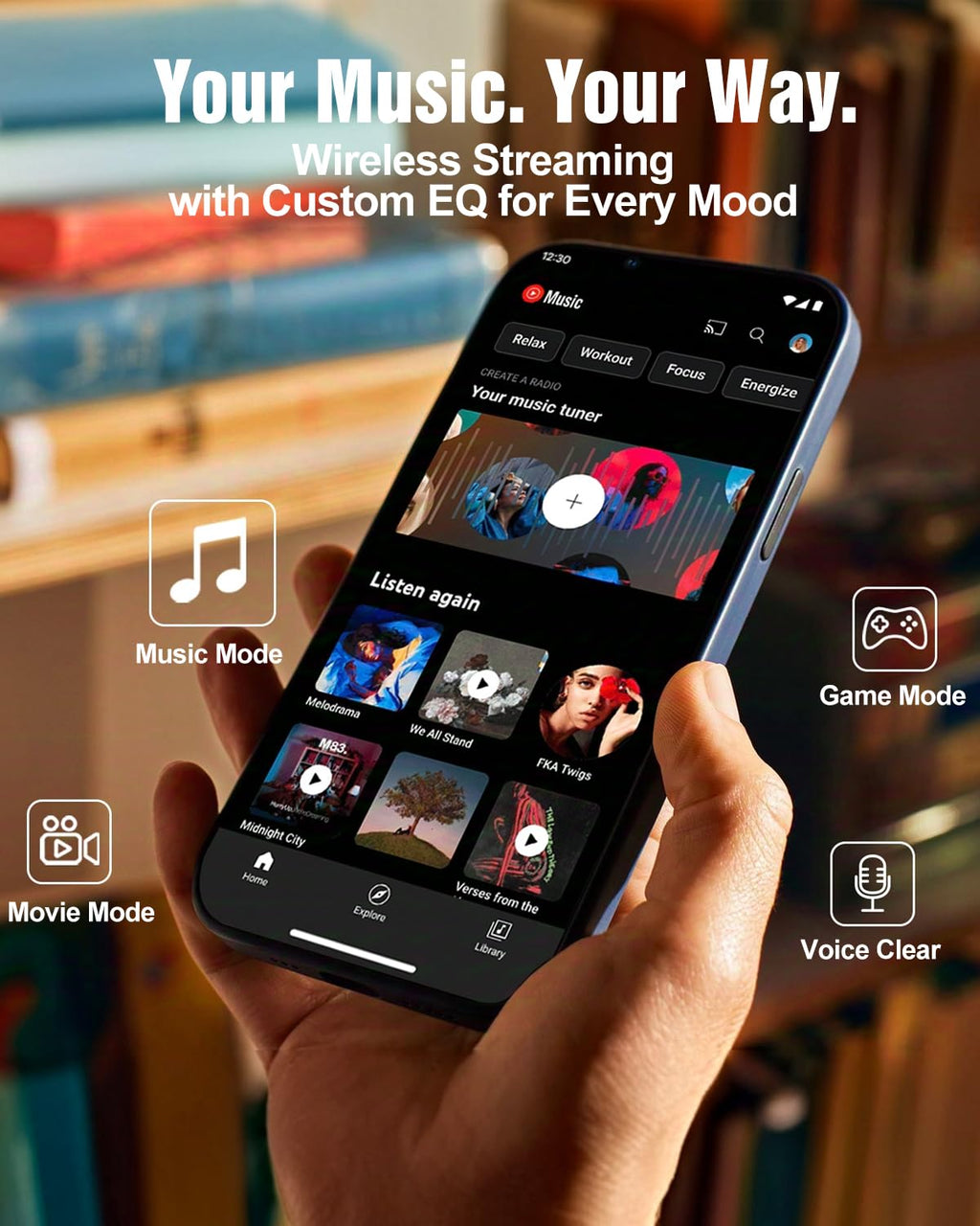 Flagship 5.3.4 Soundbar with Dolby Atmos, 800W Sound Bar for Smart TV with Subwoofer, 2 Wireless Rear Speakers, BassCoupling Tech for 28Hz Depth, Home Theater Surround Sound System Works eARC, BT 5.4 - Flex Gamingproduct_type