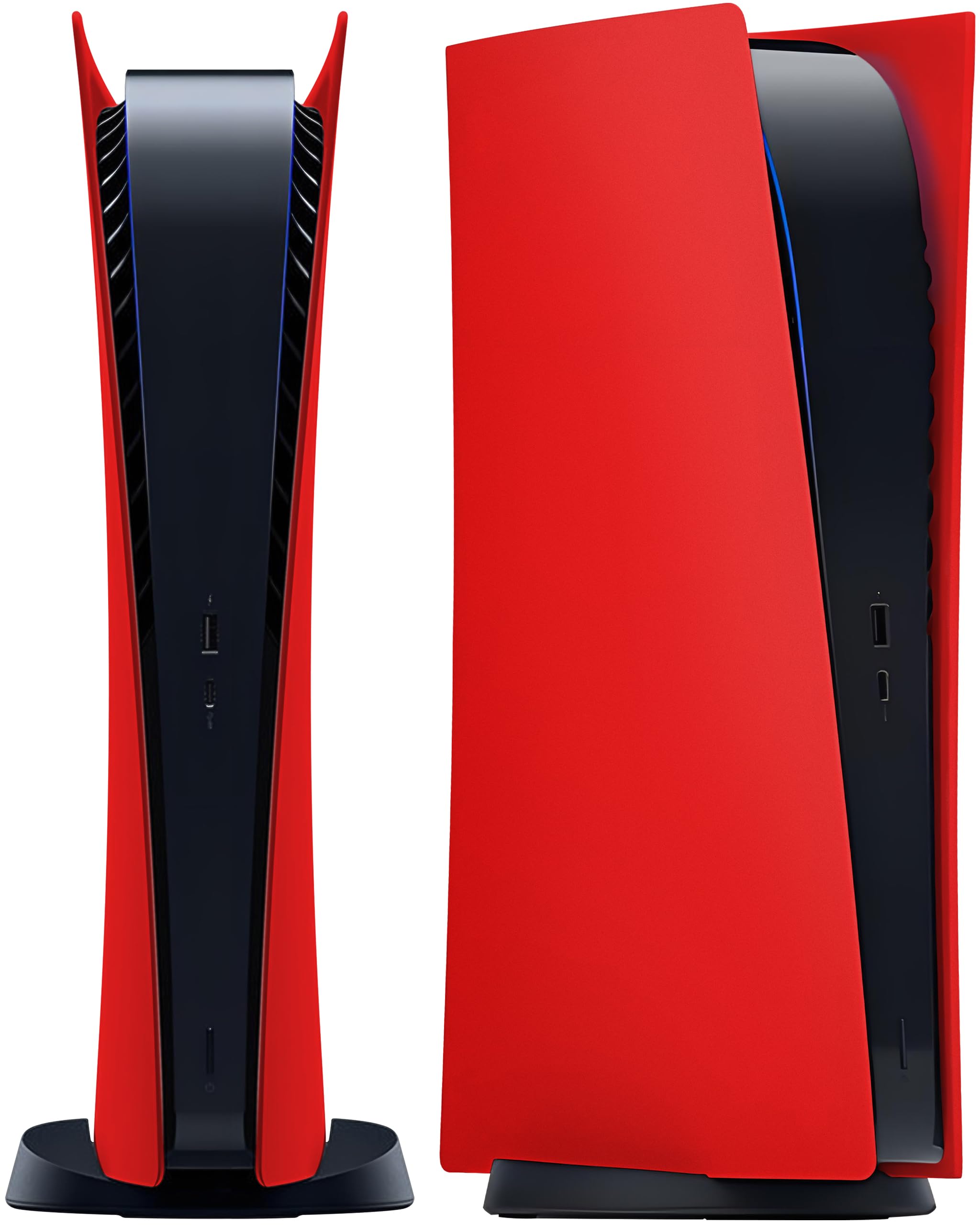 Joso Faceplate for PS5 Disc Edition, Anti-Scratch Dustproof Case Replacement, Cover Skin Compatible with PS5 Console with a Disc Drive, Plates for PS5 Accessories, Easy Installation - Black - Flex Gamingproduct_type