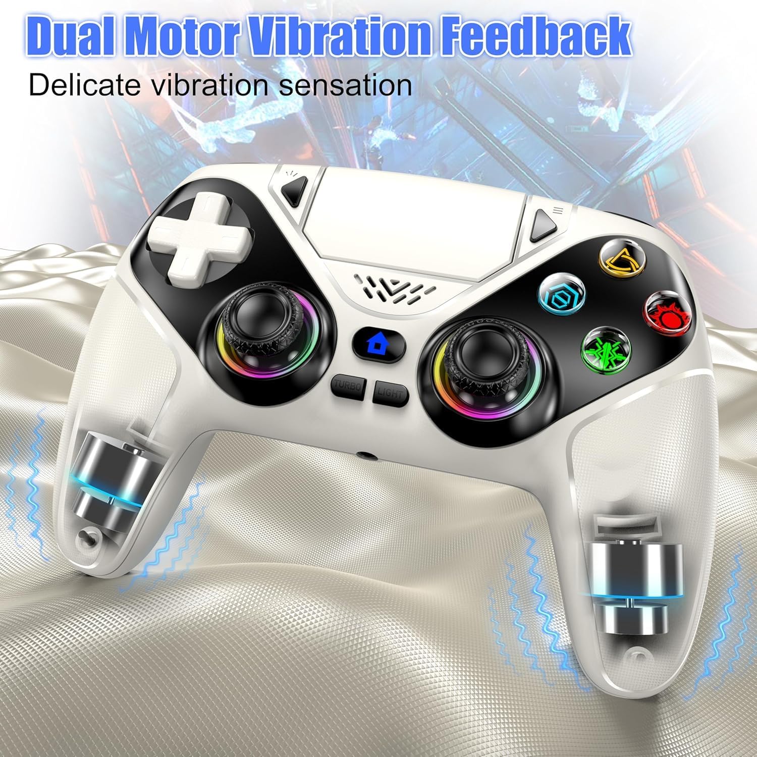 Unlock Gaming Fun with the Gamrombo LED Wireless Controller – Available in 6 Colors! - Flex Gamingproduct_type