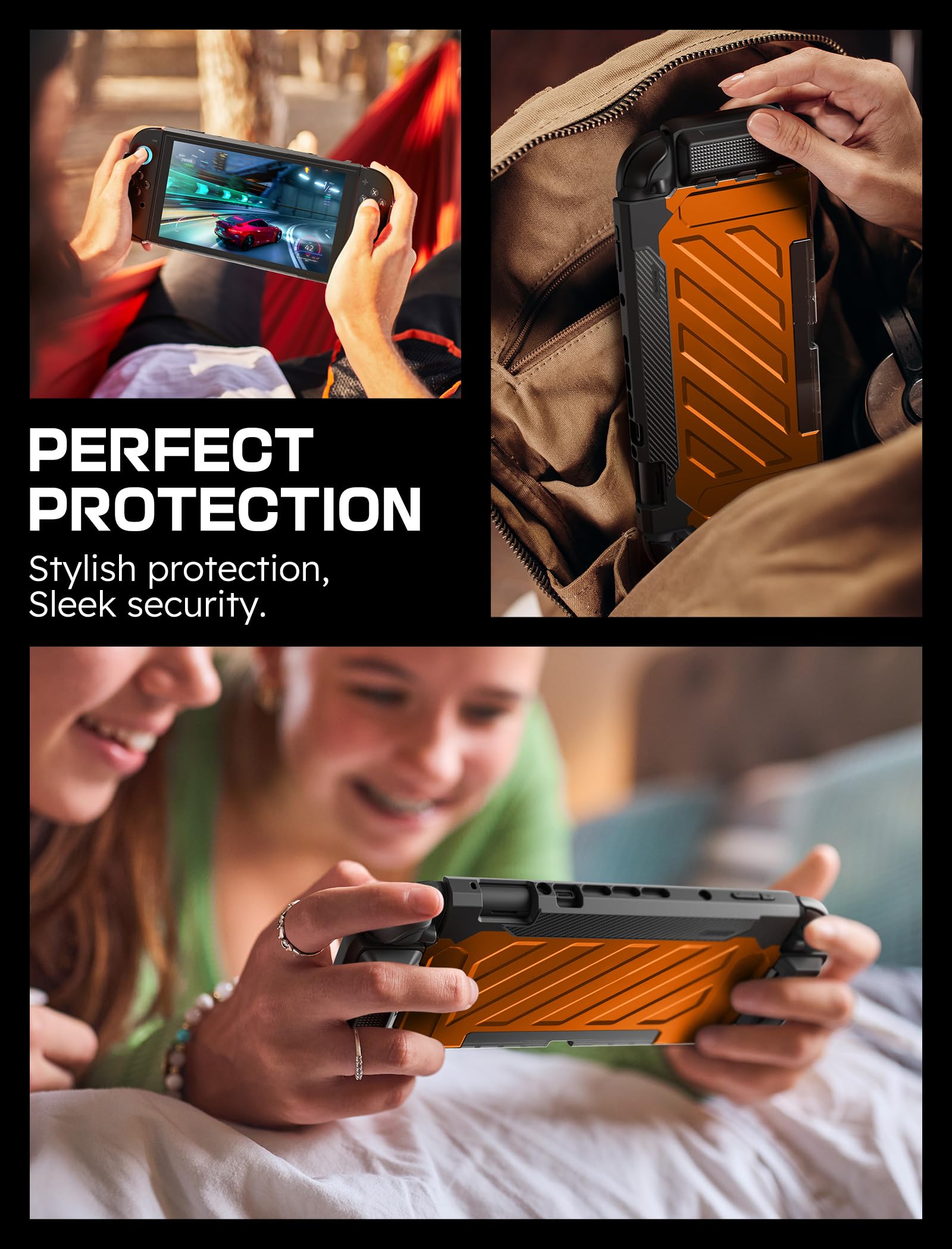 SUPCASE Unicorn Beetle Pro Case for Nintendo Switch 2 2025, [Military-Grade Protection] [Joy Con Remove Friendly] Dockable Integrated Cover Accessories Compatible with Switch 2, Black - Flex Gamingproduct_type