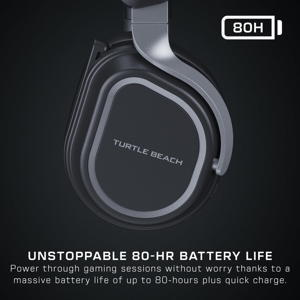 Turtle Beach Stealth 700 Wireless Multiplatform Gaming Headset for PS5 & PC | PlayStation, PS4, Bluetooth, 60mm Dual Drivers, 80-Hr Battery, Noise-Cancelling Flip-to-Mute Mic, Dual Transmitters, Black - Flex Gamingproduct_type