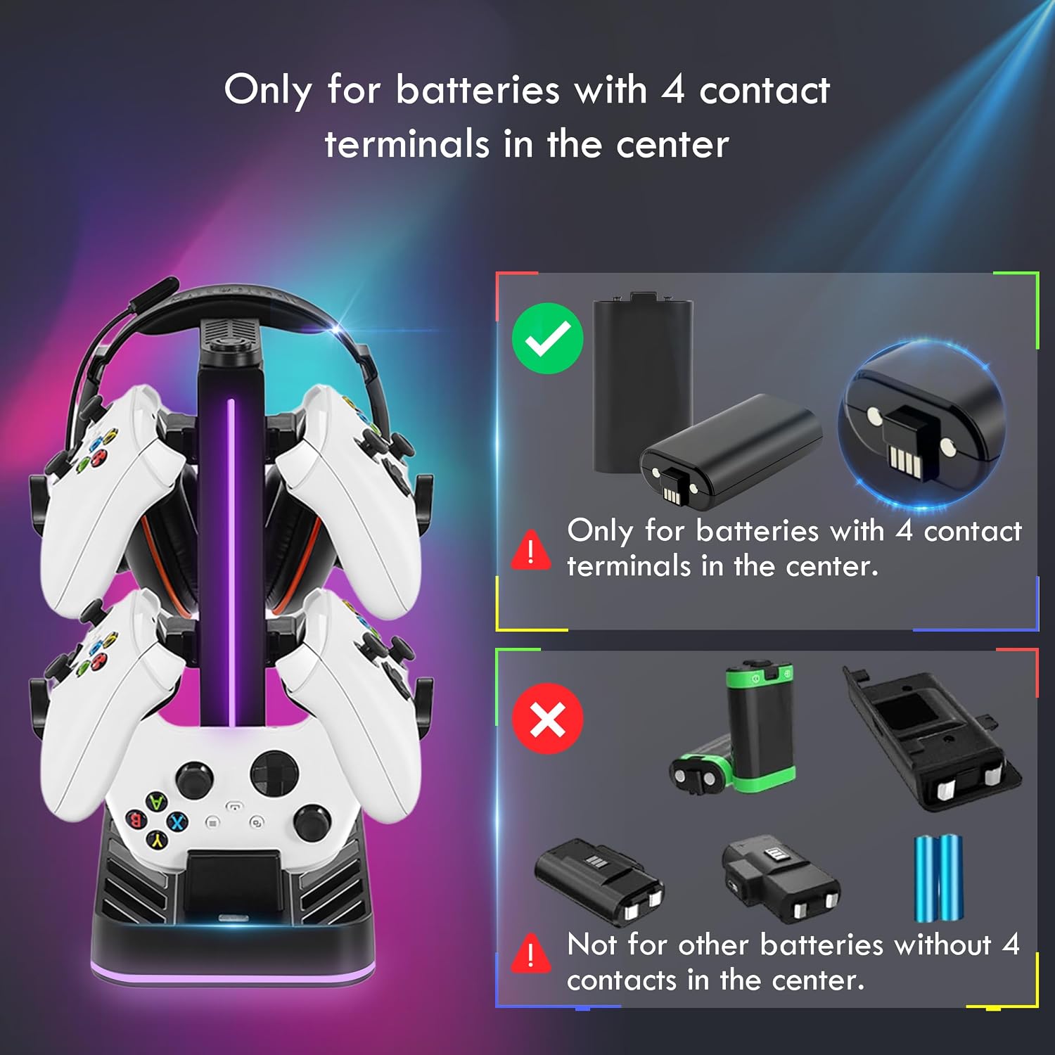 Ultimate Xbox Controller Charger with Headphone Stand - Enhance Your Gaming Experience - Flex Gamingproduct_type