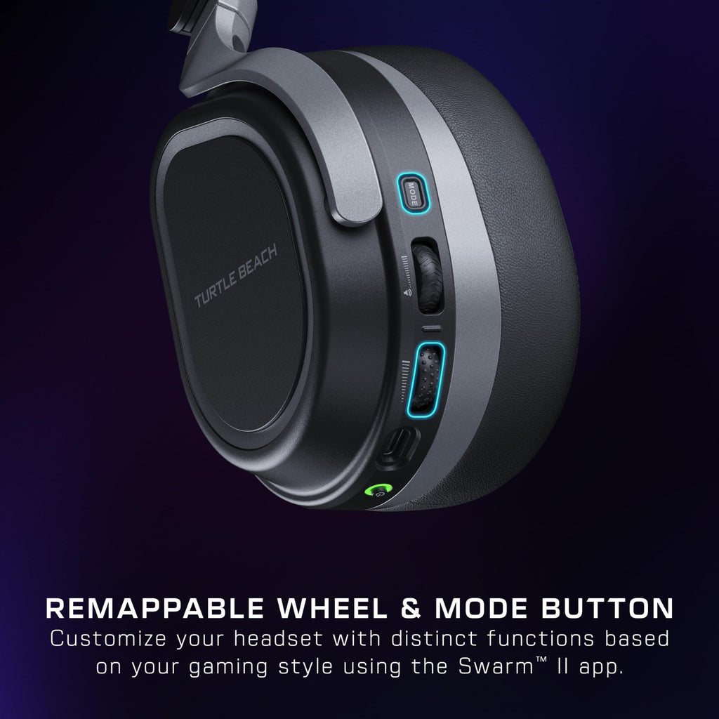 Turtle Beach Stealth 700 Wireless Multiplatform Gaming Headset for PS5 & PC | PlayStation, PS4, Bluetooth, 60mm Dual Drivers, 80-Hr Battery, Noise-Cancelling Flip-to-Mute Mic, Dual Transmitters, Black - Flex Gamingproduct_type