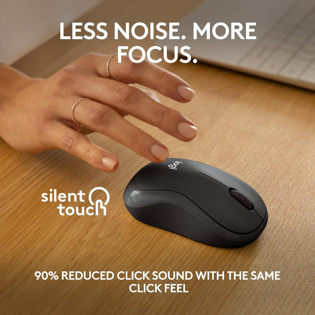 Logitech M240 Silent Bluetooth Mouse, Graphite