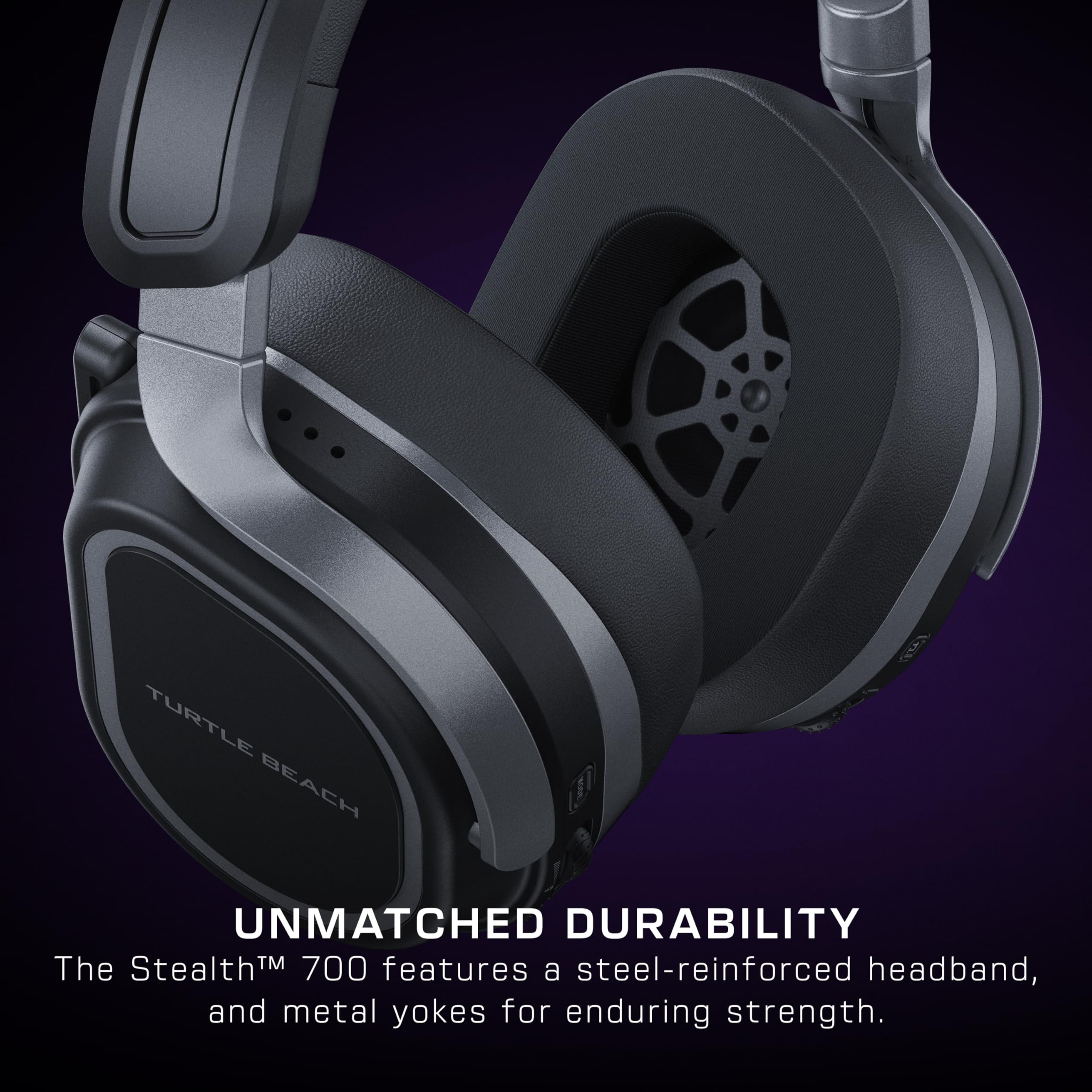 Turtle Beach Stealth 700 Wireless Multiplatform Gaming Headset for PS5 & PC | PlayStation, PS4, Bluetooth, 60mm Dual Drivers, 80-Hr Battery, Noise-Cancelling Flip-to-Mute Mic, Dual Transmitters, Black - Flex Gamingproduct_type