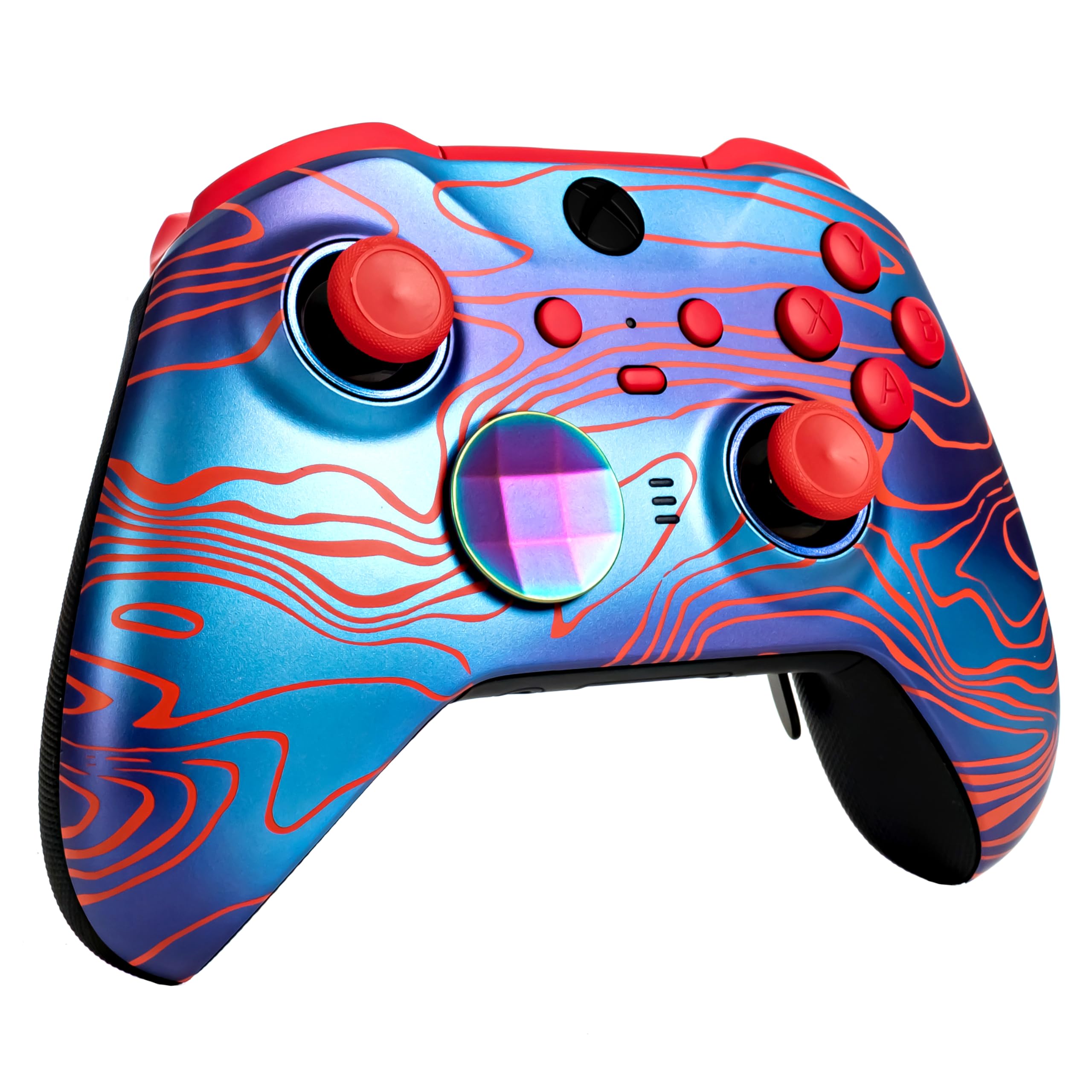 Xbox Elite Series 2 Custom Soft Touch Controller - Soft Touch Feel, Added Grip, Cool Blue Color - Compatible with Xbox One, Series X, Series S - Flex Gamingproduct_type
