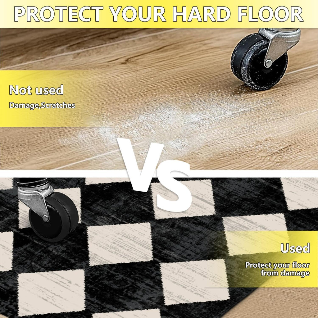 Gaming Chair Mat for Carpet Hardwood Tile Floor,36"x48" Gamer Rugs for Game Room, Under Desk Non Slip Gamer Rug,Low-Pile Game Room Rug,Rubber Backing Large Gaming Chair Floor Mat,Green Honeycomb - Flex Gamingproduct_type