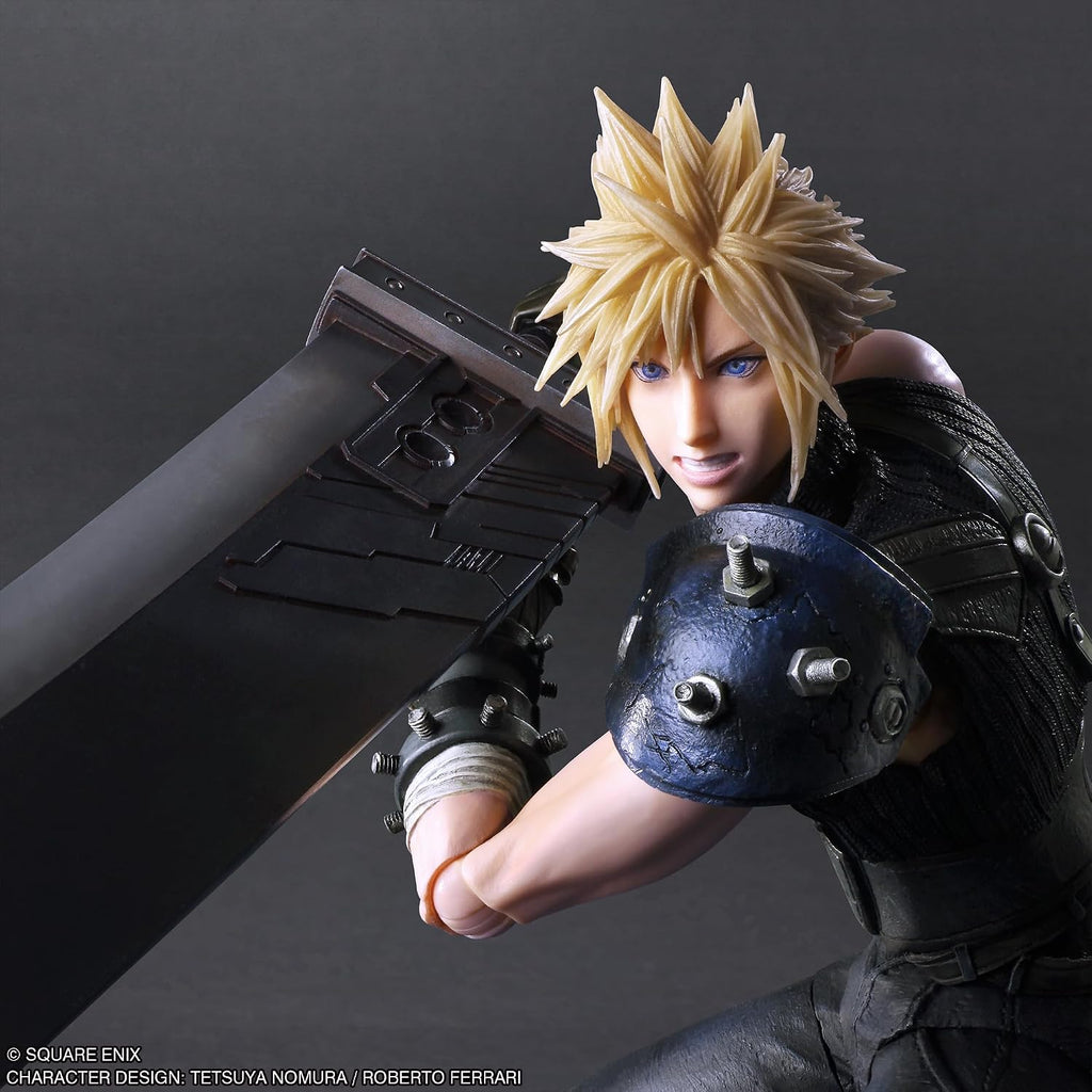Final Fantasy VII Cloud Strife Figurine - Iconic Play Arts Kai 27 cm Collectible - Flex Gamingproduct_type