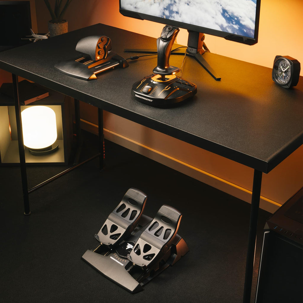 Thrustmaster T16000M FCS Space Sim Duo Combat Flight Sim Joystick - PC | Dual Hall-Effect sticks, 32 programable buttons, weighted bases, 8-way hat switch, 4 axes, twist rudder, integrated throttle - Flex Gamingproduct_type