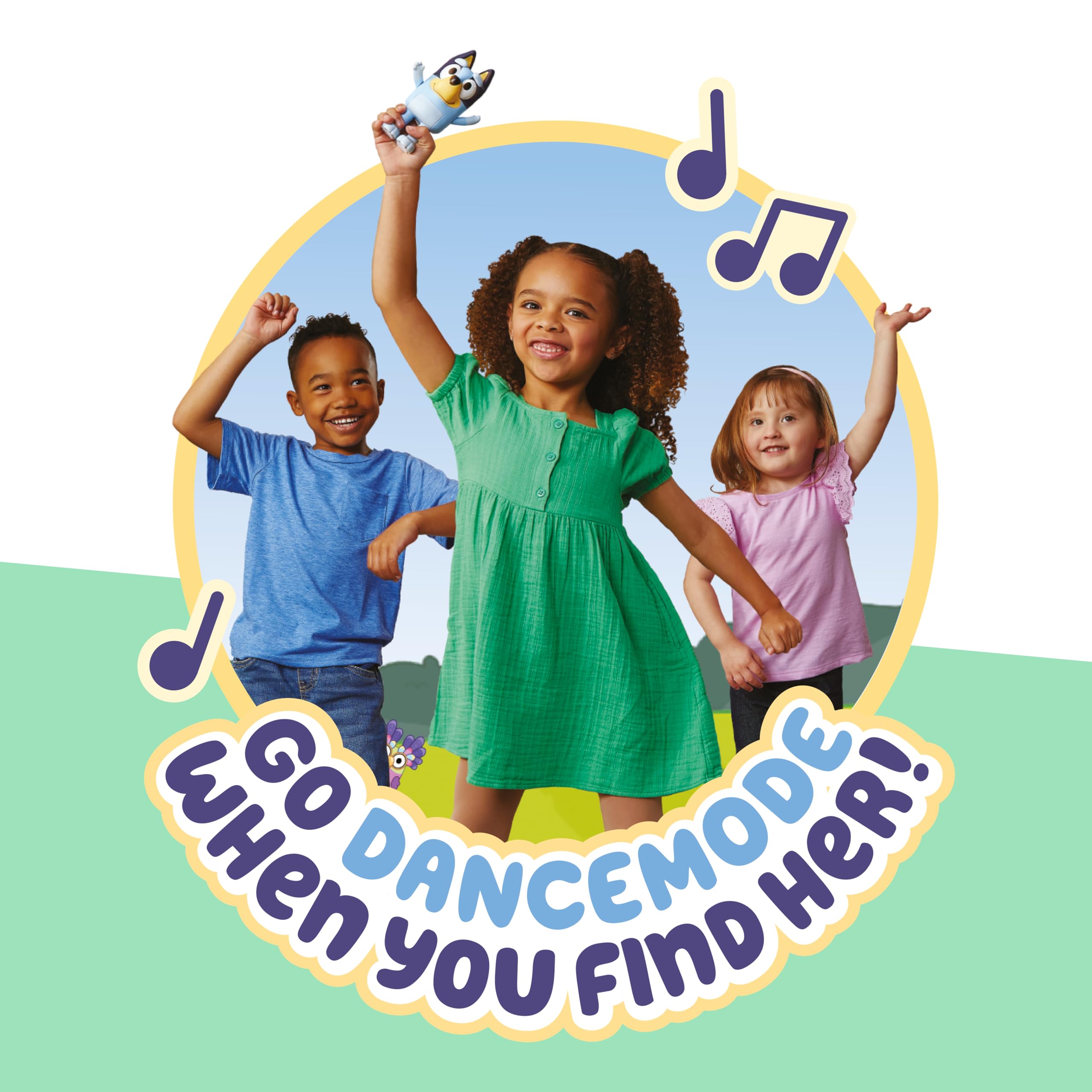 Bluey Game Hide and Seek Figure, Articulated, Musical Kids Figurines with Dance Mode, Interactive Play Toddler Figurine Toys for Ages 3+ - Flex Gamingproduct_type